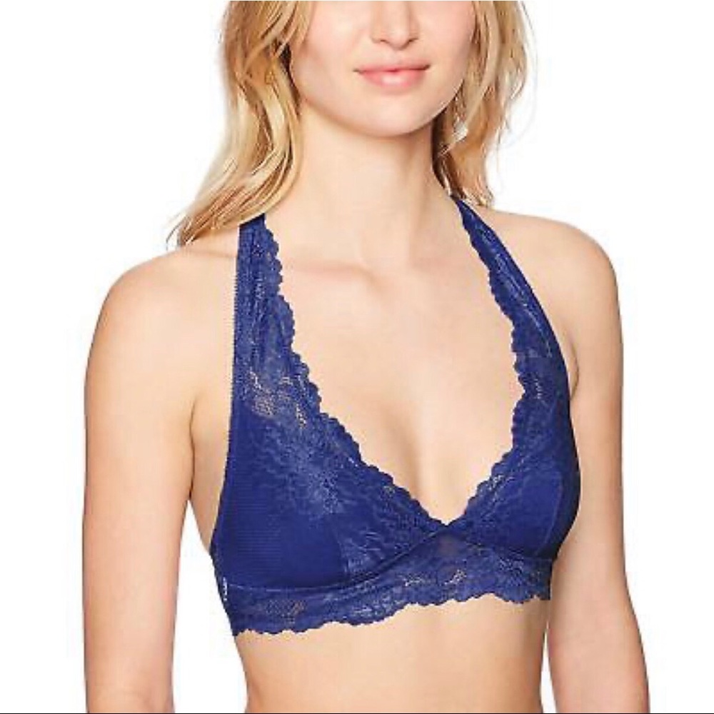 Maidenform Valiant Blue lace T back bralette